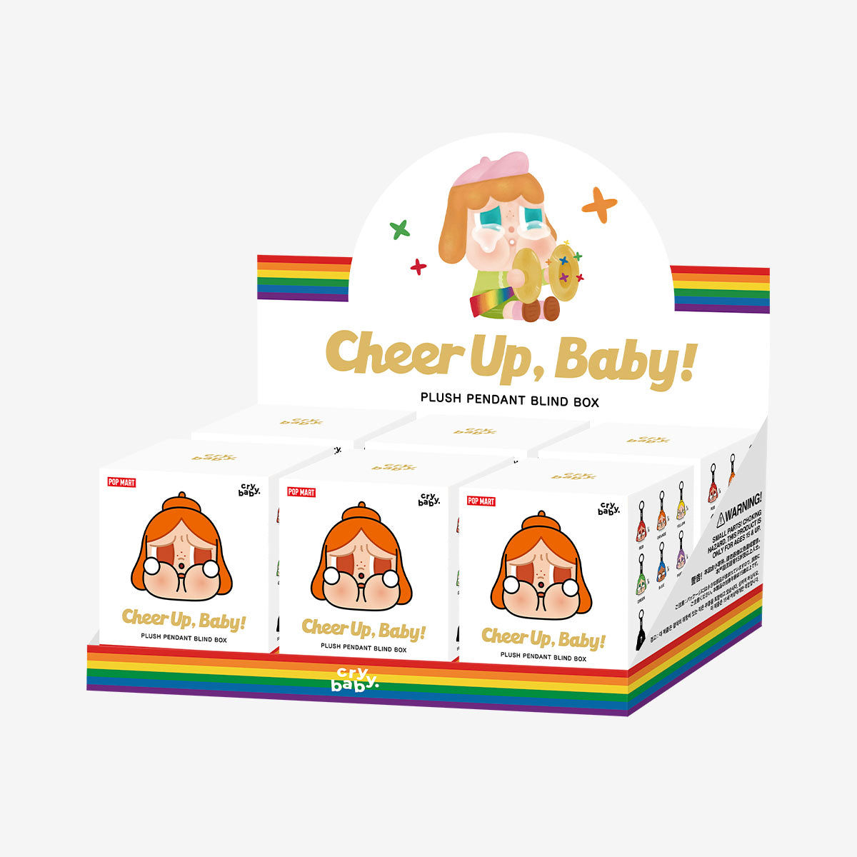 CRYBABY CHEER UP, BABY! SERIES-Plush Pendant Blind Box SIZE