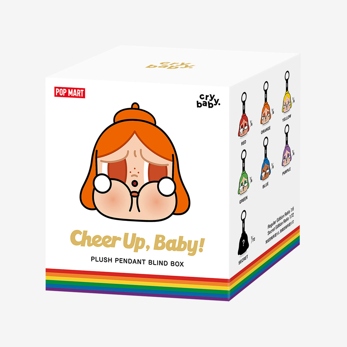 CRYBABY CHEER UP, BABY! SERIES-Plush Pendant Blind Box SIZE
