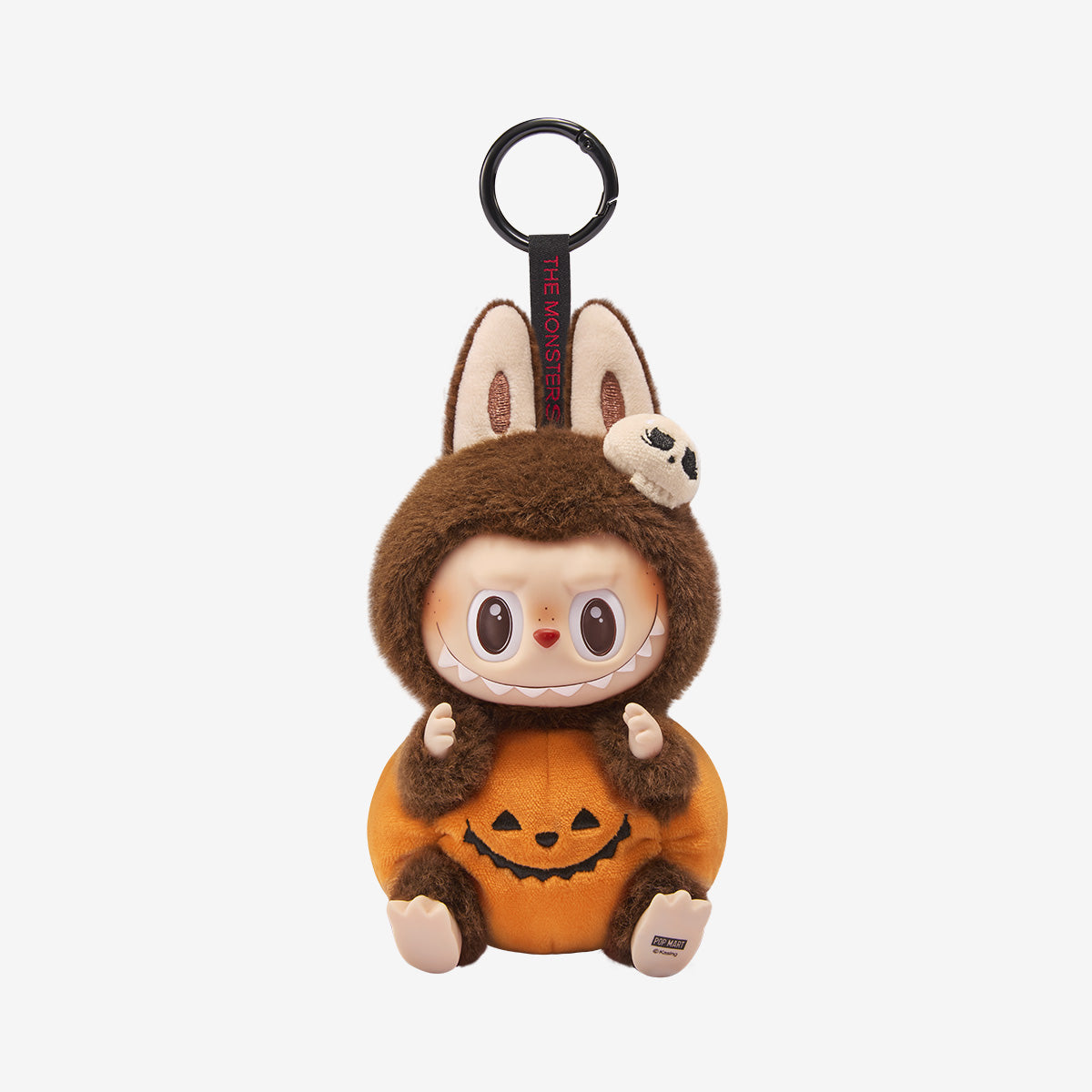 Happy Halloween Party Series-Sitting Pumpkin Vinyl Plush Pendant-1